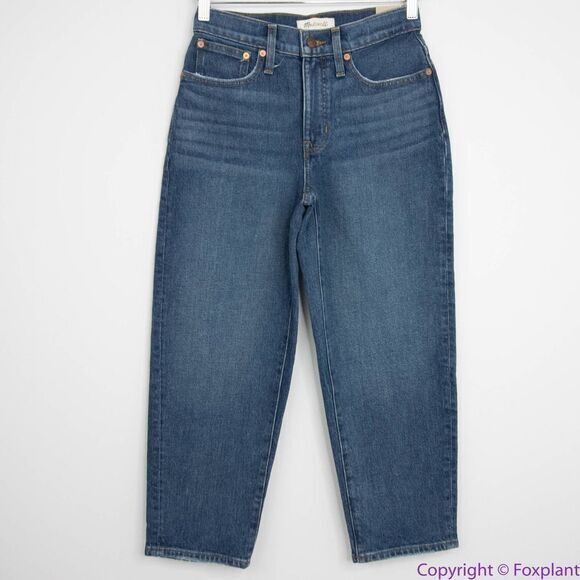NEW Madewell Petite Balloon Jeans in Ellisboro Wash, P25 - Picture 2 of 16